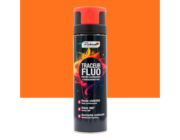 Aérosol peinture Traceur orange 500 ml - Richard - Brico Dépôt