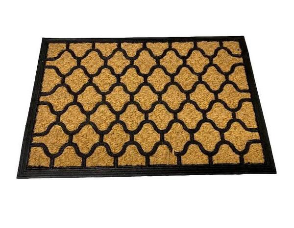 Tapis intérieur ou extérieur abrité "Panama coco" beige - 40x60 cm  - Brico Dépôt