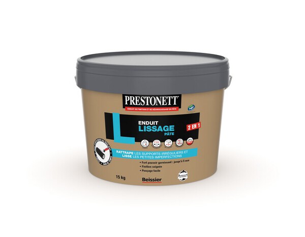 Enduit de lissage en pâte Prestonett L - 15 Kg - Prestonett - Brico Dépôt