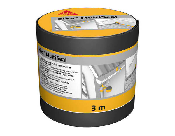 Bande d'étanchéité grise tous supports 3 m x 100 mm - Sika - Brico Dépôt