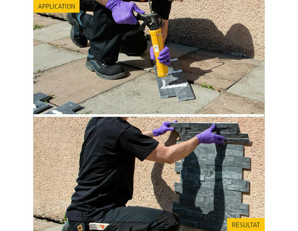 Mastic colle "Sikaflex" 11 FC+ blanc  - cartouche 300 ml - Sika - Brico Dépôt