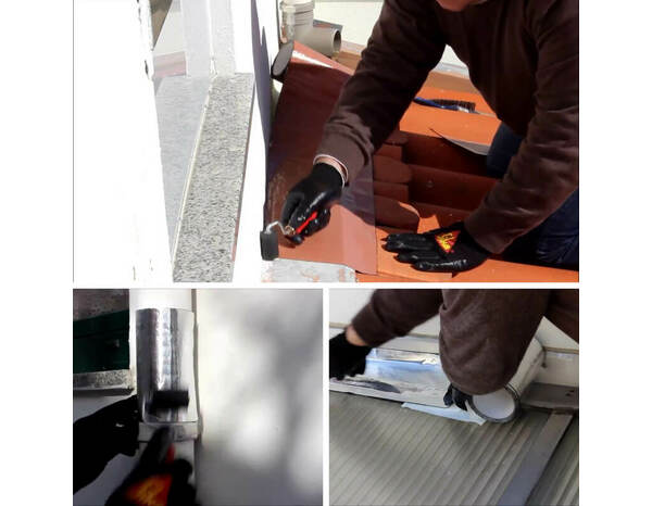 Bande d'étanchéité grise tous supports 3 m x 100 mm - Sika - Brico Dépôt