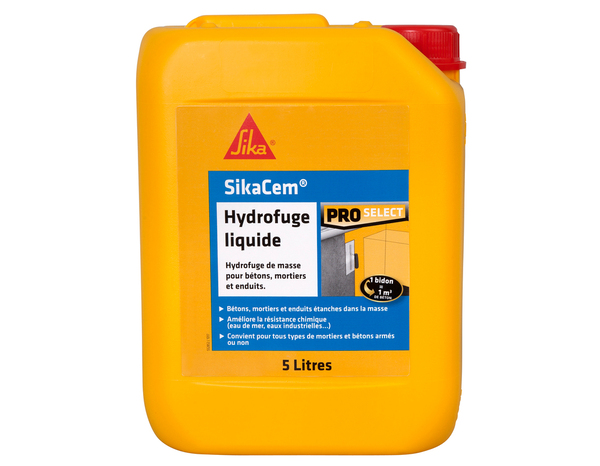 Enduit hydrofuge liquide en bidon de 5 L - Sika - Brico Dépôt