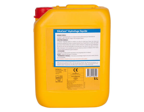 Enduit hydrofuge liquide en bidon de 5 L - Sika - Brico Dépôt