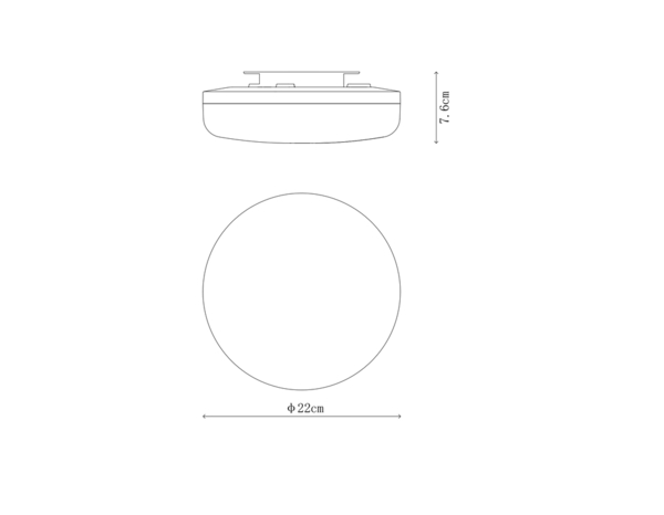 Plafonnier salle de bain 3000 K blanc - Brico Dépôt