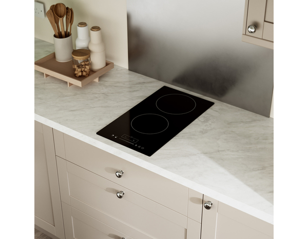 Plaque de cuisson à induction  2 zones "Domino" 3500 W - 268 x 520 mm - Brico Dépôt