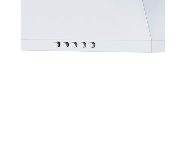 Hotte de cuisine cheminée blanc - 60 cm - Brico Dépôt