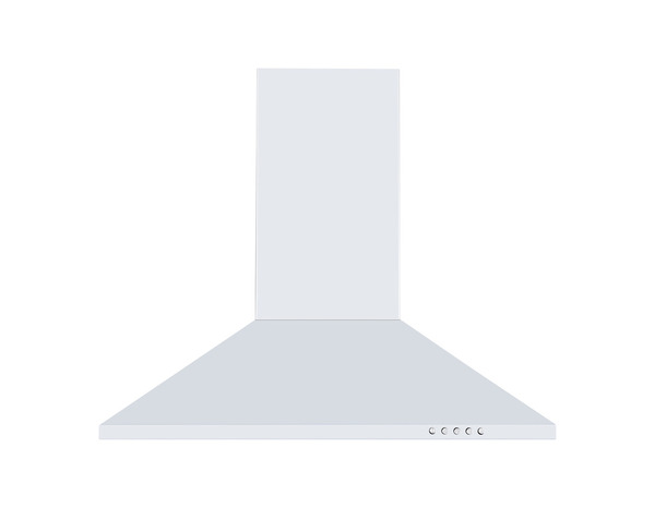 Hotte de cuisine cheminée blanc - 60 cm - Brico Dépôt