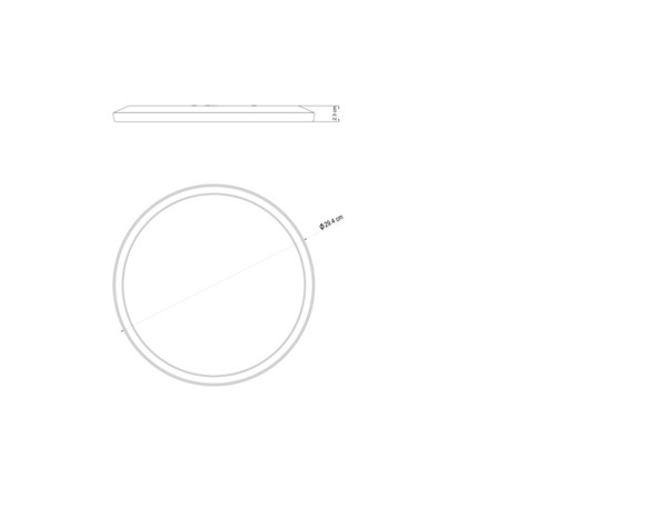 Plafonnier de salle de bain blanc 30 CM "ANATA" - Cooke and Lewis - Brico Dépôt