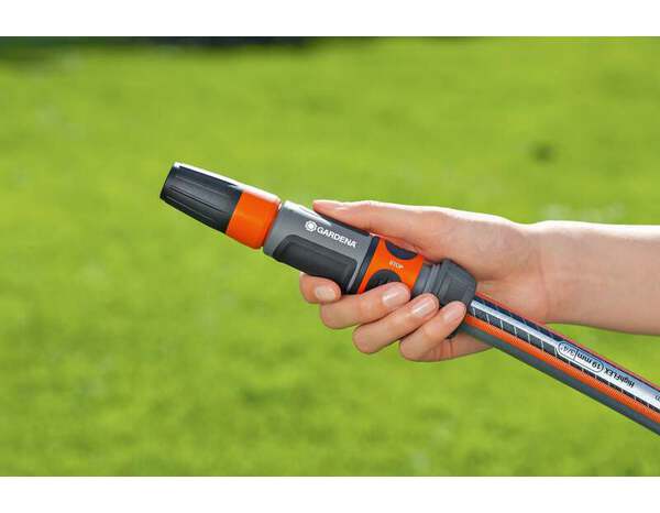 Raccord de tuyau d'arrosage "Aquastop" à clipser - Ø 19 mm - Gardena - Brico Dépôt