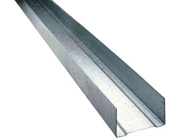 Lot 10 rails R48 en acier galvanisé 3 m pour ossature métallique plaque de plâtre - Brico Dépôt