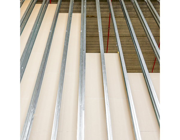 Lot 10 montants M48 250 NF pour cloison plaques de plâtre - 48 x 2500 mm - Brico Dépôt