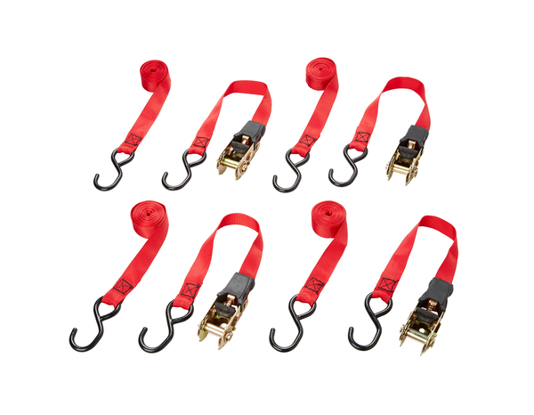 Lot de 4 sangles avec tendeur à cliquet 3 M - Diall - Brico Dépôt