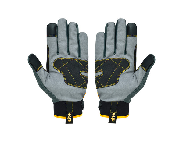 Gants de manutention hautes performances en cuir synthétique T9 - Brico Dépôt