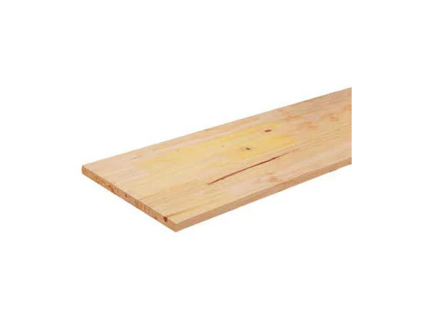 Tablette pin lamellé collé rustique 200 x 30 cm Ep. 18 mm - Brico Dépôt