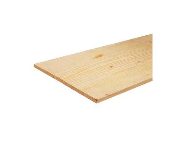 Tablette pin lamellé collé rustique 200 x 50 cm Ep. 18 mm - Brico Dépôt