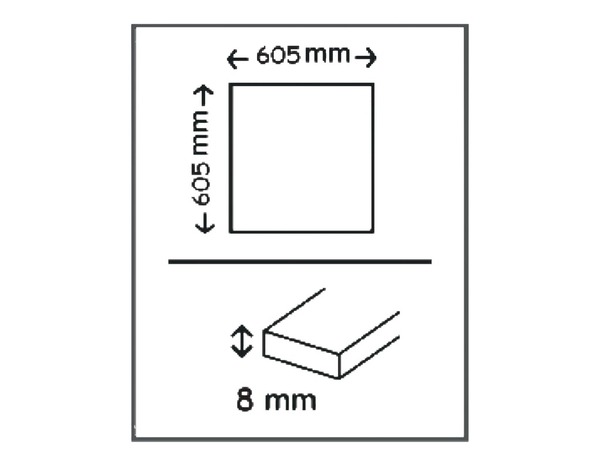 Carrelage de sol extérieur "Sorba" 60,5 x 60,5 cm 1,46 m² - Marque BLOOMA - Brico Dépôt