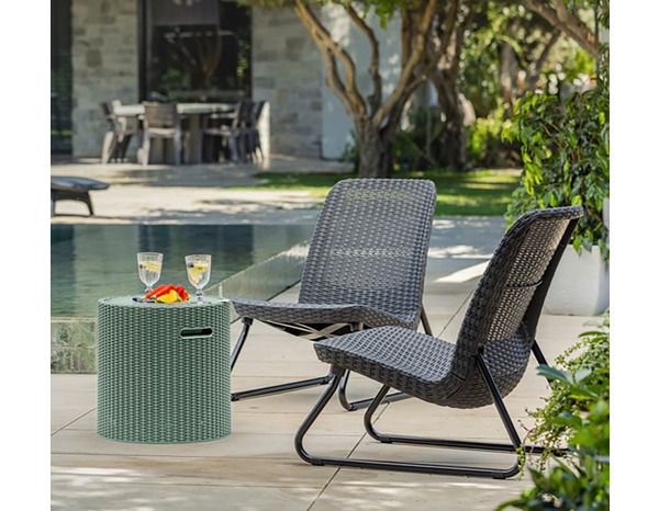 Coffre glacière vert amande concept 3 en 1 "Cool Stool" - Keter - Brico Dépôt