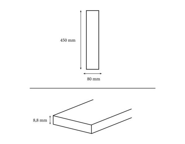 Plinthe de carrelage Jorel 8 x 45 cm - Cooke and Lewis - Brico Dépôt