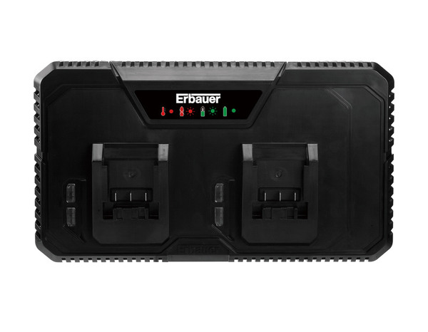 2 batteries 18V 5Ah - Chargeur multiport - Erbauer - Brico Dépôt