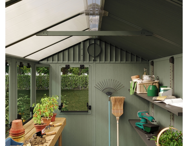 Abri "Green House" 4,6 m² - serre et espace de rangement - Keter - Brico Dépôt