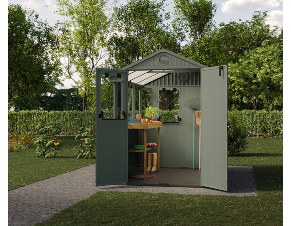 Abri "Green House" 4,6 m² - serre et espace de rangement - Keter - Brico Dépôt
