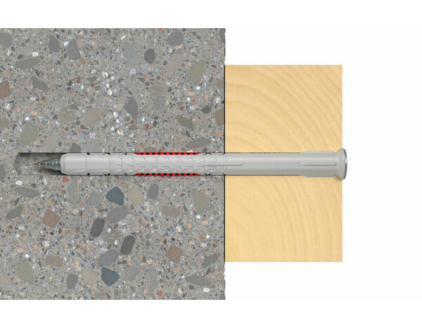 Cheville rallongée DuoXpand 10x120 T en acier pour béton et brique - 10 pièces - Fischer - Brico Dépôt