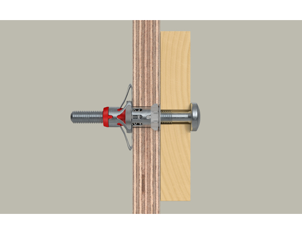 Cheville bi-matière DuoHM 5x55 - Fixation robuste pour plaque de 9,5 à 30 mm - Fischer - Brico Dépôt