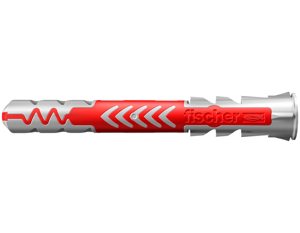 Cheville à expansion DuoPower 10x80 en nylon - 25 pièces, Idéal pour Béton et Plaques - Fischer - Brico Dépôt