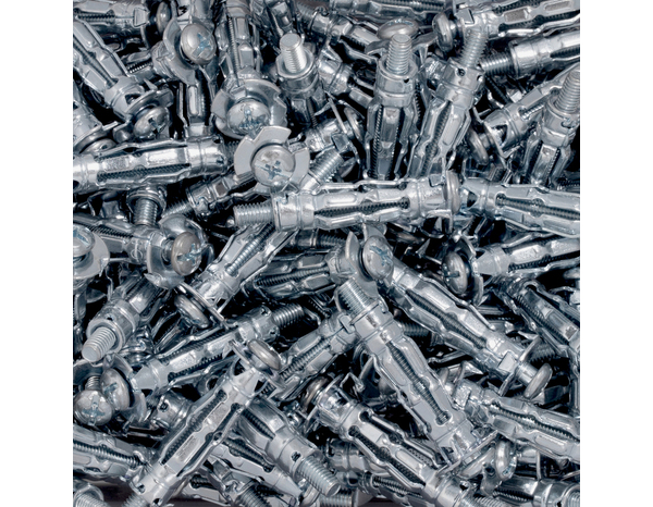 Cheville à expansion Spyder en acier 5x37 - 1000PC pour plaque de plâtre métal - Scell-it - Brico Dépôt