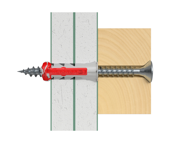 Chevilles à expansion DuoPower Ø6x30 - 100 pièces en nylon pour tous matériaux - Fischer - Brico Dépôt