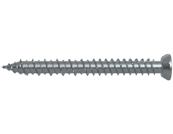 Vis de fixation, tête fraisée en acier FFS 7,5x152 pour cadre de fenêtres en béton - 6 pièces - Fischer - Brico Dépôt