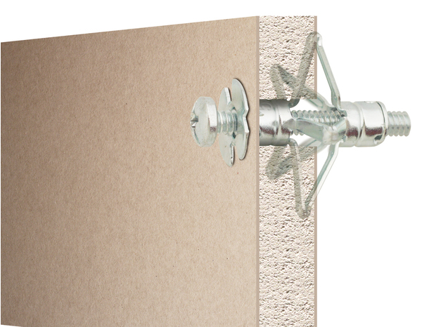 Cheville à expansion Spyder M6x34 en acier - Pack de 6 pour plaque de plâtre - Scell-it - Brico Dépôt