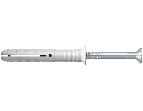Cheville à frapper NS 6x40 - 100 pièces en nylon et acier pour béton et brique - Fischer - Brico Dépôt