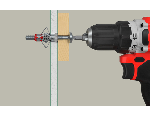 Cheville bi-matière DuoHM 6x55 pour plaque de 9,5 à 30 mm - 15 pièces - Fischer - Brico Dépôt