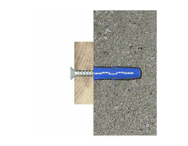 Cheville murale multi 8mm  - 24PCS, polypropylène, charge 60kg - Brenner - Brico Dépôt