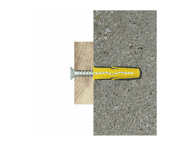 Cheville multi 5mm  - 30pcs, polypropylène, vis pour multi-matériaux - Brenner - Brico Dépôt