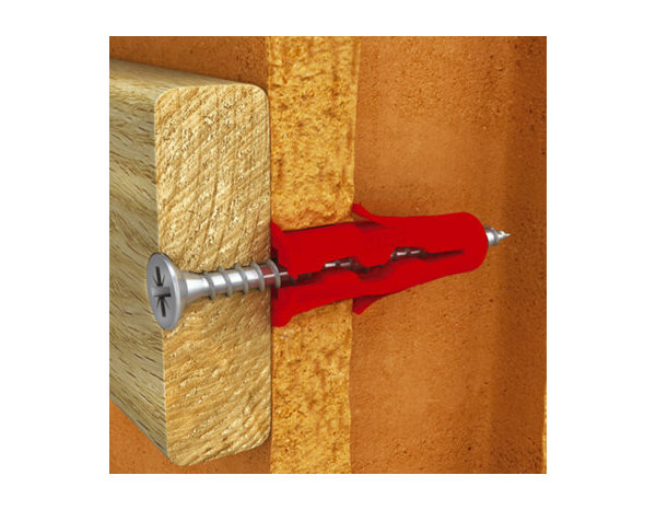 Cheville murale 6mm en polypropylène - 72 pièces, multi-matériaux, 50kg max - Brenner - Brico Dépôt