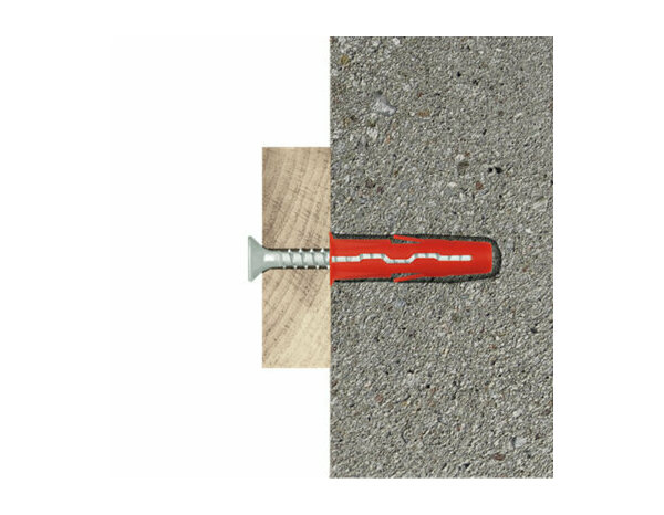 Cheville multi 6mm avec vis - 60pcs  pour multi-matériaux intérieurs - Brenner - Brico Dépôt