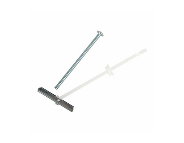 Cheville à ressort PZ M5x90 mm en nylon et acier - 4 pièces pour plaque de plâtre - Brenner - Brico Dépôt