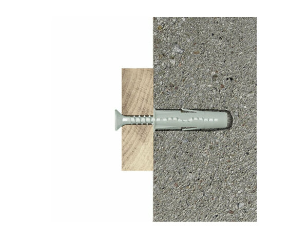 Cheville murale  10mm - 40pcs, polypropylène, Multi-matériaux, 85kg - Brenner - Brico Dépôt