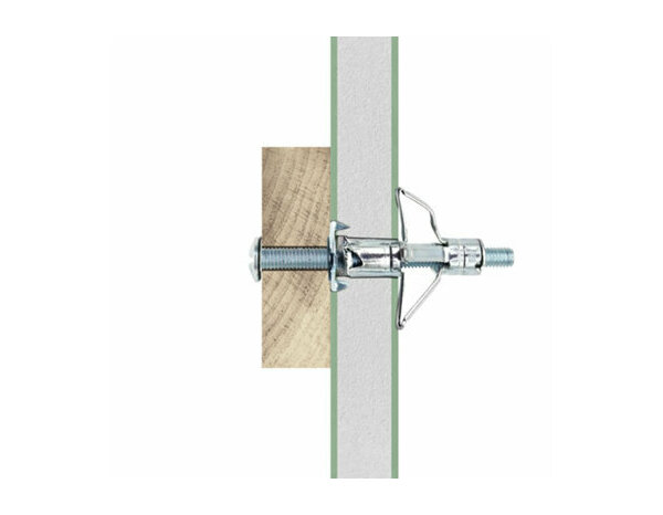 Cheville à expansion en acier M5 pour plaque de plâtre - Pack de 50 - Brenner - Brico Dépôt