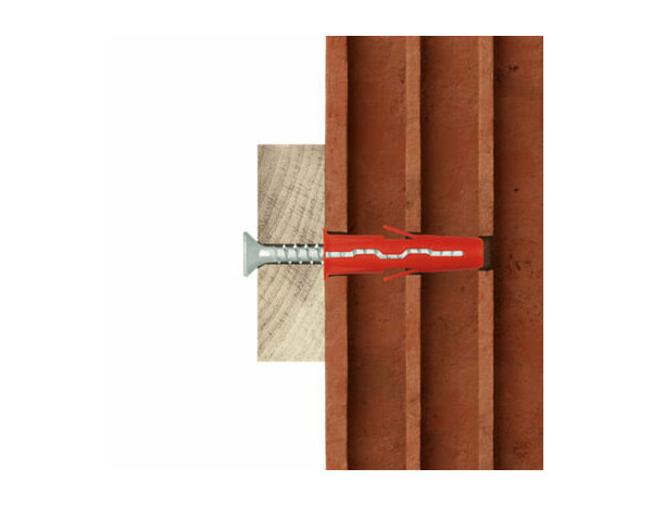 Cheville murale 6mm en polypropylène - 72 pièces, multi-matériaux, 50kg max - Brenner - Brico Dépôt