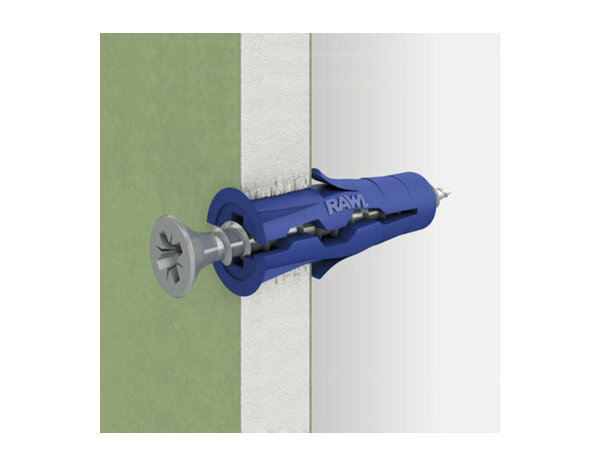 Cheville murale 8mm  - 40pcs, polypropylène, multi-matériaux, résistant - Brenner - Brico Dépôt