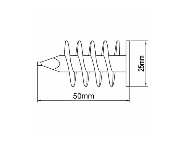 Cheville ITE 25mm en polypropylène, longueur 50mm, idéale pour plaque de plâtre - Brenner - Brico Dépôt