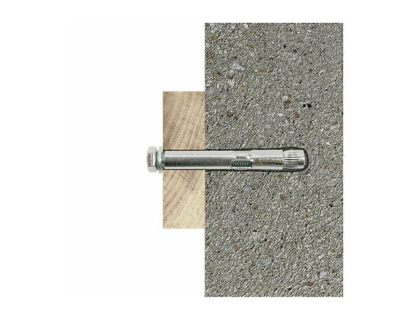 Douille d'ancrage en acier au carbone M10 pour béton - 12x145 mm, 700 kg - Brenner - Brico Dépôt