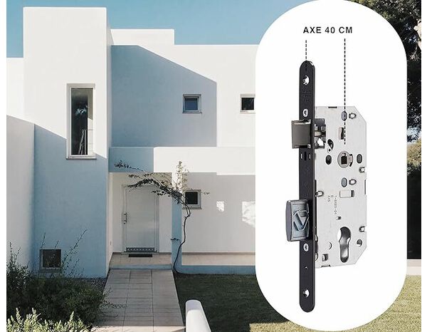 Serrure à encastrer D45 NF QC Axe 40 - Brico Dépôt