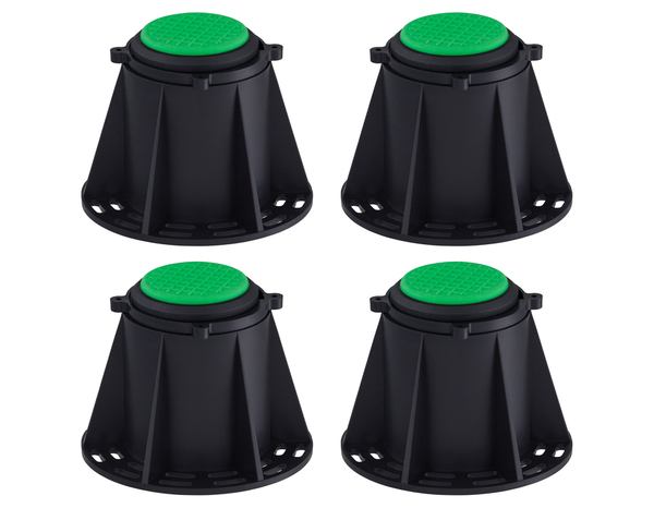 Lot 4 pieds pour receveur douche - Noyon & Thiebault - Brico Dépôt