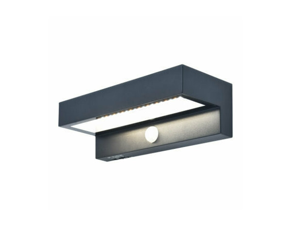 Applique solaire aluminium noir - Marque BLOOMA - Brico Dépôt