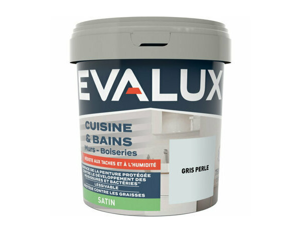 Peinture Gris perle 0l75 satin c&b - Evalux - Brico Dépôt